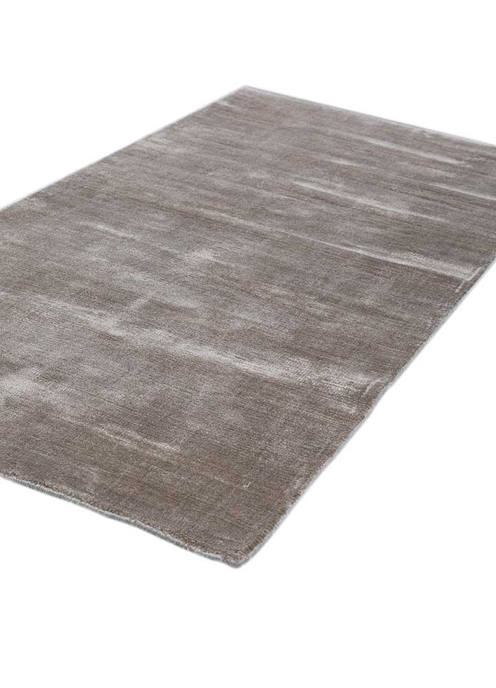 basis grey and black viscose Hand Loom Rug - FloorShot